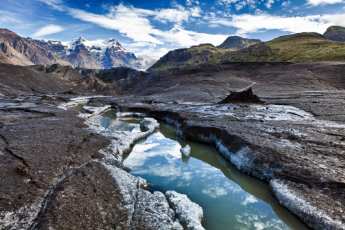 Iceland, Svinafellsjokull.