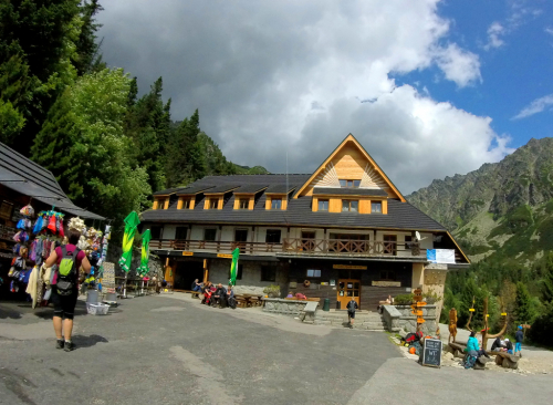 Horský hotel Popradské pleso.