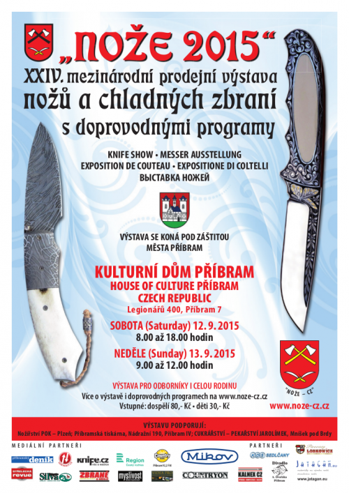 Výstava Nože Příbram 2015.