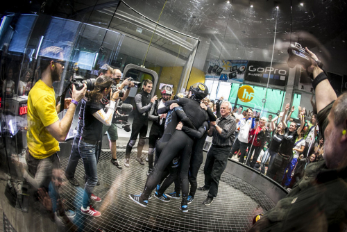 Indoor skydiving - mistrovství světa Praha 2015.