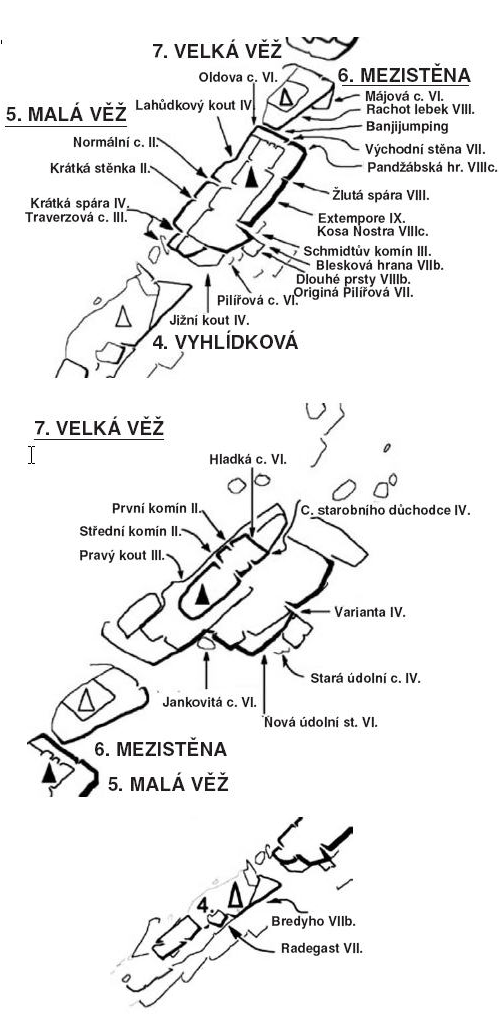 Vajoletky u Křižan.