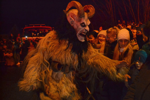 Krampus show, Hluboká nad Vltavou.