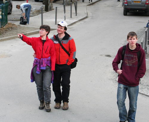 Francie, na procházce po Chamonix.