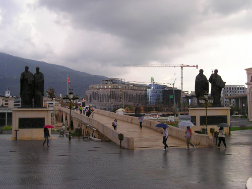 Makedonie, Skopje.