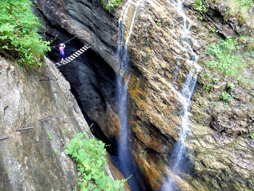 Postalmklamm Klettersteig.