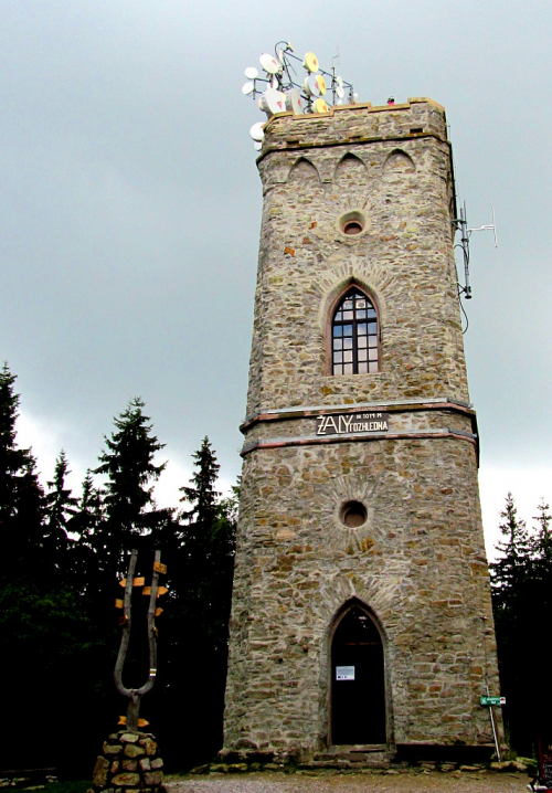 Rozhledna Žalý v Krkonoších.