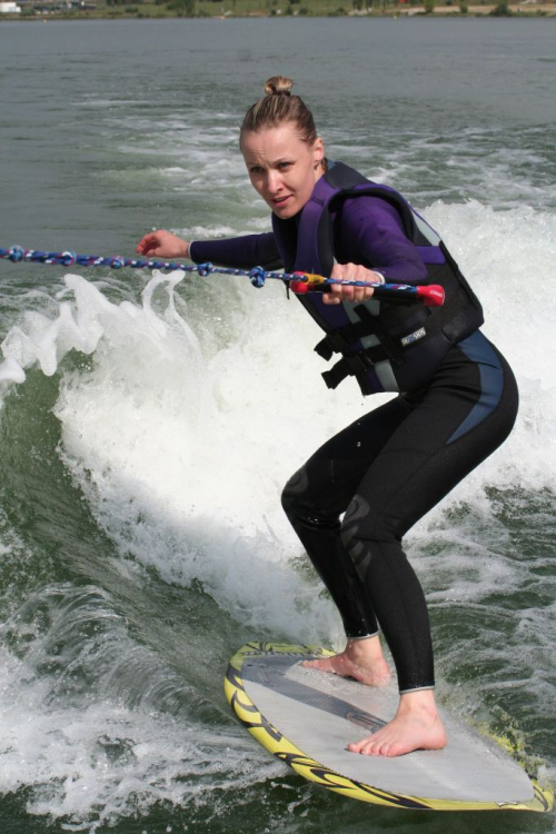 Wakeboarding Matylda Most.