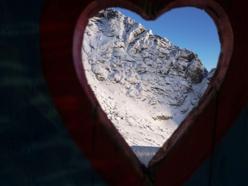 Vysoké Tatry, zimní výstup na Vysokou.