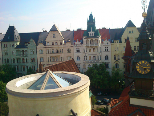 Praha, střechy Staré Město.