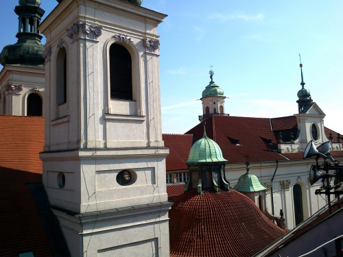 Praha, střechy Staré Město.