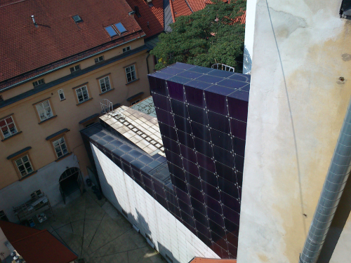 Praha, střechy Staré Město.