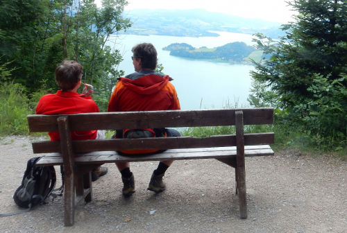 Salzkammergut Berge.