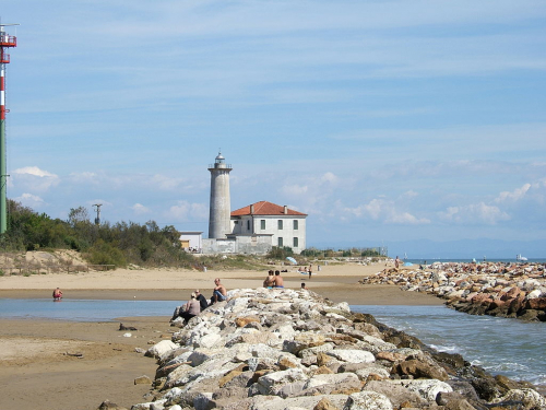 Maják v Bibione.