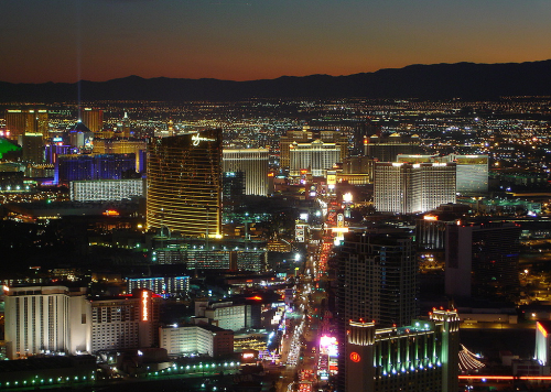 Las Vegas je město hazardu, heren a kasin.