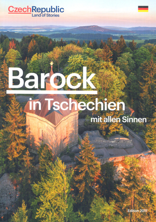 Barokem lákáme cizince do Česka. Na obálce propagační brožury je Hvězda u Broumova. 