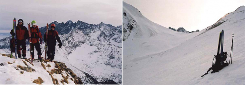 Belianské Tatry, Ždiarská vidla na skialpech.