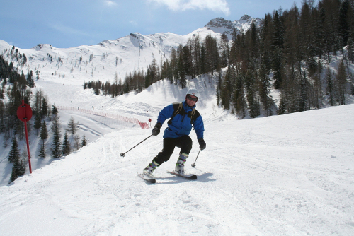 Moena - Bellamonte - Alpe Lusia. Příjemné lyžařské středisko ve Val di Fiemme.
