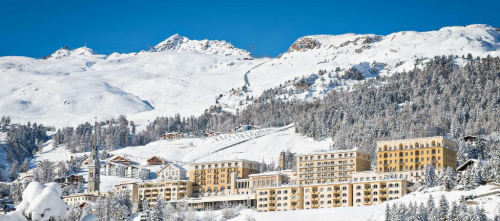 Luxusní hotel Kulm St.Moritz.