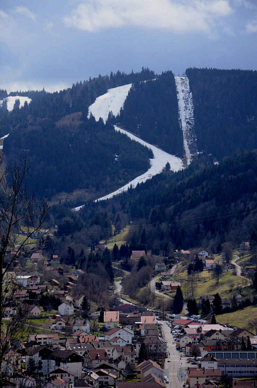 Gérardmer. Lyžování ve Vogézách.