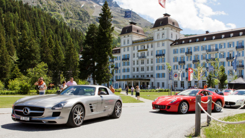 Hotel Kempinski St.Moritz, Švýcarsko.