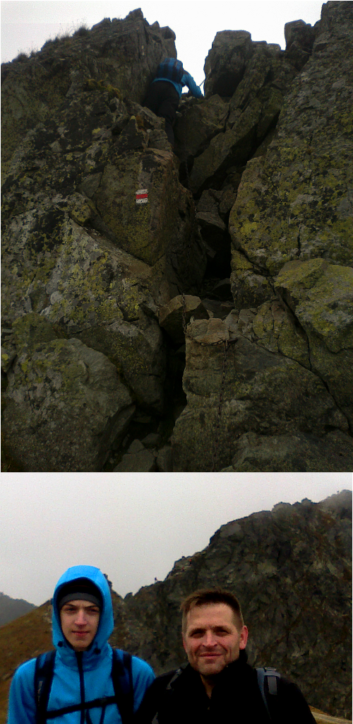 Baníkov, atraktivní průlezka v nadmořské výšce 2000 metrů.