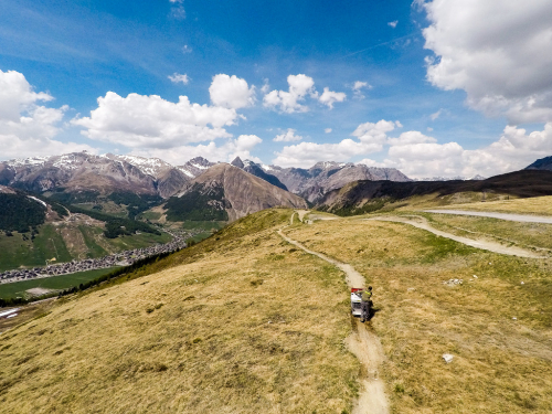 Livigno, bikepark Mottolino.