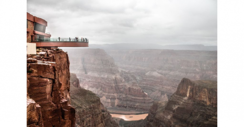Grand Canyon, vyhlídková plošina.