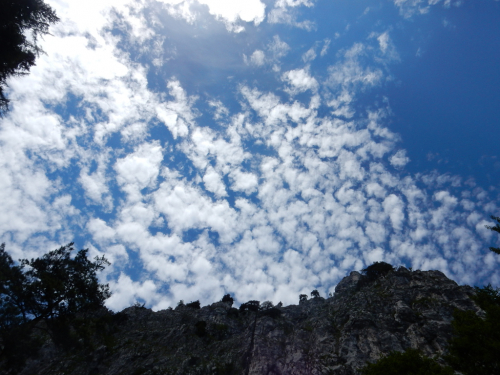 Drachenwand Klettersteig, Mondsee, Salzkammergut.