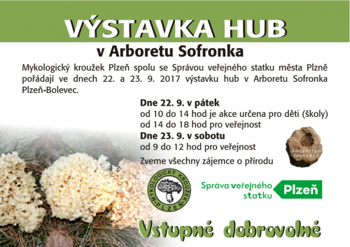 Výstava hub a houbařů 2017.
