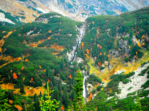 Vajanského vodopád, Vysoké Tatry.