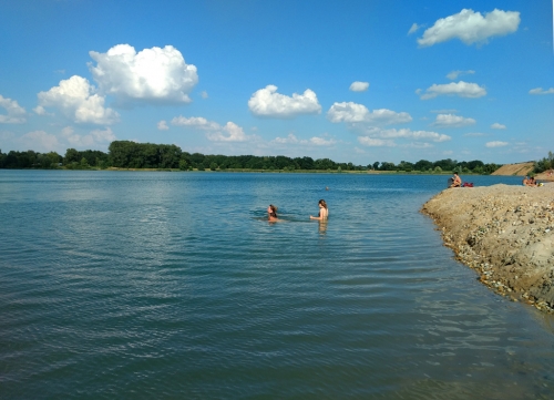 Pískovna Doubrava Kostomlátky.