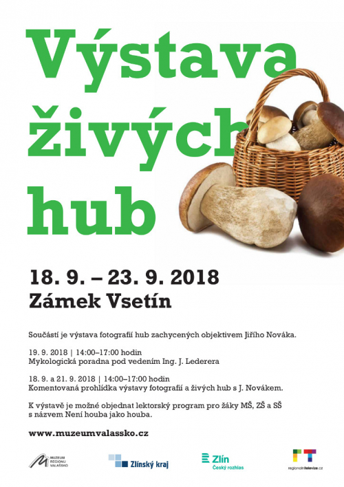 Výstava hub a houbařů 2018.