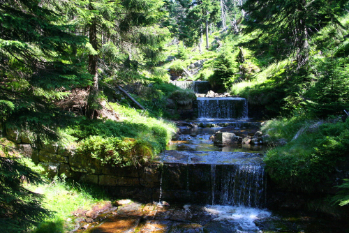 Čertova strouha v Krkonoších.