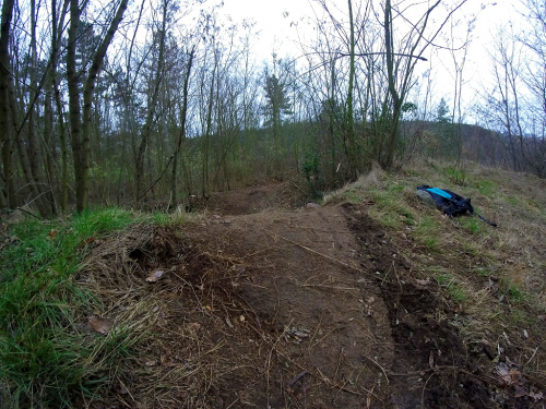 Bikepark Hostík u Hostivařské přehrady.