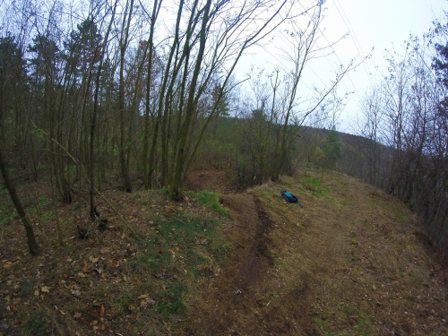 Bikepark Hostík u Hostivařské přehrady.