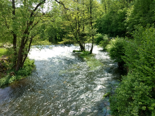 Řeka Chrudimka.