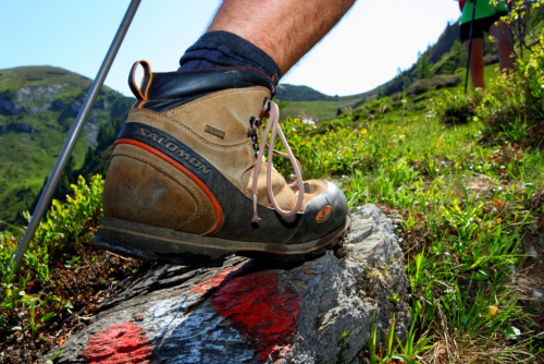 Pohorky / trekkingové boty Salomon.