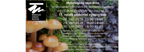 Výstava hub a houbařů 2019.