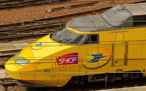 Vysokorychlostní vlak TGV.