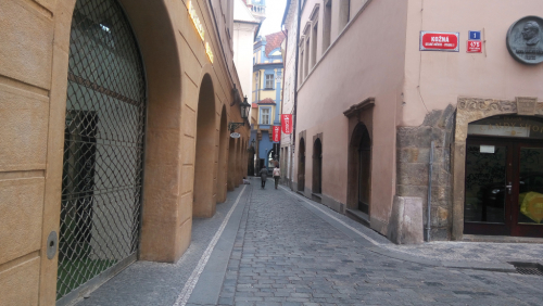Prague, Kožná street.