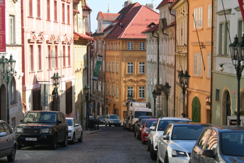 Nerudova Street, Lesser Town, Prague.