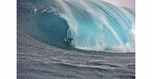Mark Mathews surfing.