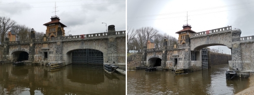 Vltava, Vraňansko-hořínský laterální kanál.