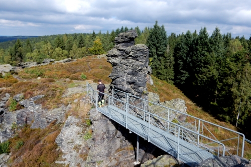 Vysoký kámen / Hoher Stein, Krušné hory / Elstergebirge.