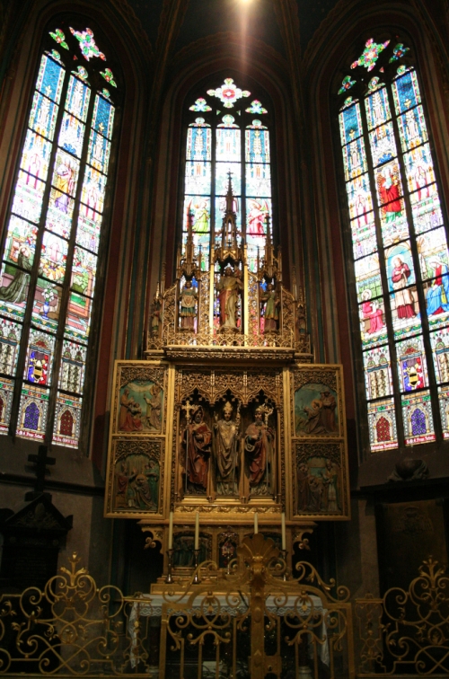 Praha, katedrála svatého Víta, Vojtěcha a Václava.