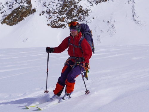 Ötztalské Alpy, skialpinismus. 