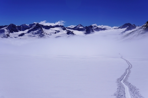 Ötztalské Alpy, skialpinismus. 