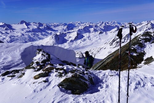 Ötztalské Alpy, skialpinismus. 