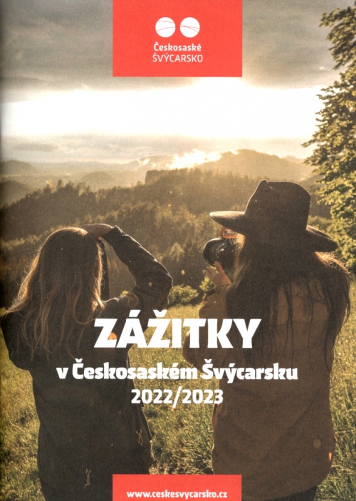 Zážitky v Českosaském Švýcarsku, brožura doporučuje zajímavá místa a aktivity v národním parku.