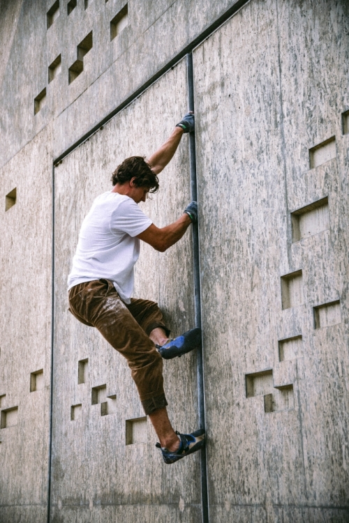 Bern climbing.